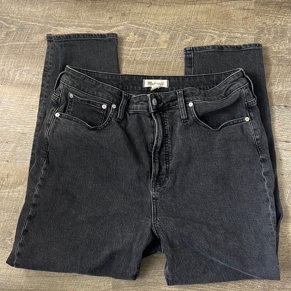 Madewell The Curvy Perfect Vintage Black Jean Size 32